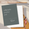 Printable Calligraphy Practice Pad with Dotted Lines - Image 2