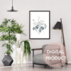 Spring Wild Flower Printable Wall Art - Image 3